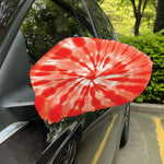 Orange Tie Dye Print Car Side Mirror Covers