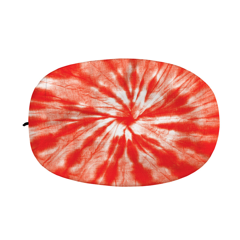 Orange Tie Dye Print Car Side Mirror Covers