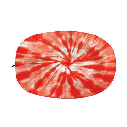 Orange Tie Dye Print Car Side Mirror Covers