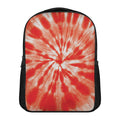 Orange Tie Dye Print Casual Backpack
