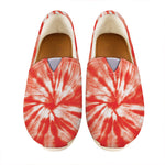 Orange Tie Dye Print Casual Shoes