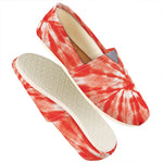 Orange Tie Dye Print Casual Shoes