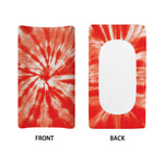 Orange Tie Dye Print Changing Pad Cover