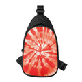 Orange Tie Dye Print Sling Bag