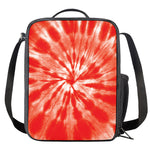Orange Tie Dye Print Crossbody Lunch Bag