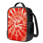 Orange Tie Dye Print Crossbody Lunch Bag