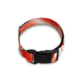 Orange Tie Dye Print Dog Collar