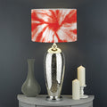 Orange Tie Dye Print Drum Lamp Shade