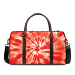 Orange Tie Dye Print Duffle Bag