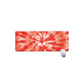 Orange Tie Dye Print Extended Mouse Pad