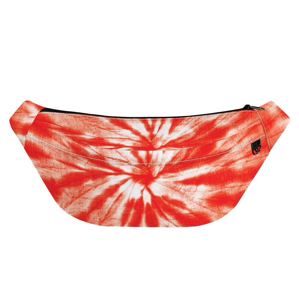 Orange Tie Dye Print Fanny Pack