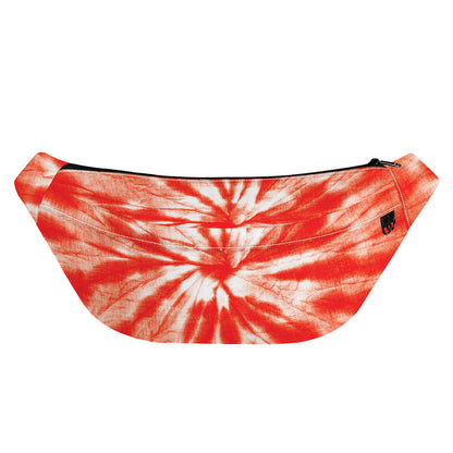 Orange Tie Dye Print Fanny Pack