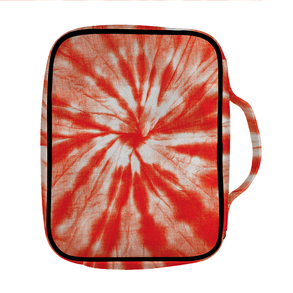 Orange Tie Dye Print Front Pocket Bible Bag