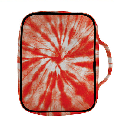 Orange Tie Dye Print Front Pocket Bible Bag