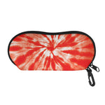 Orange Tie Dye Print Glasses Case