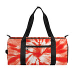 Orange Tie Dye Print Gym Bag