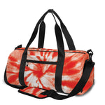 Orange Tie Dye Print Gym Bag
