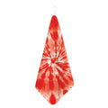 Orange Tie Dye Print Hand Towel