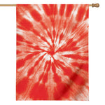 Orange Tie Dye Print House Flag