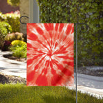 Orange Tie Dye Print House Flag