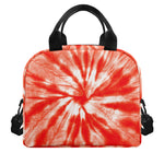 Orange Tie Dye Print Insulated Lunch Bag