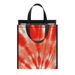 Orange Tie Dye Print Insulated Lunch Tote