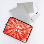 Orange Tie Dye Print Laptop Sleeve