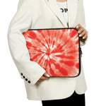Orange Tie Dye Print Laptop Sleeve