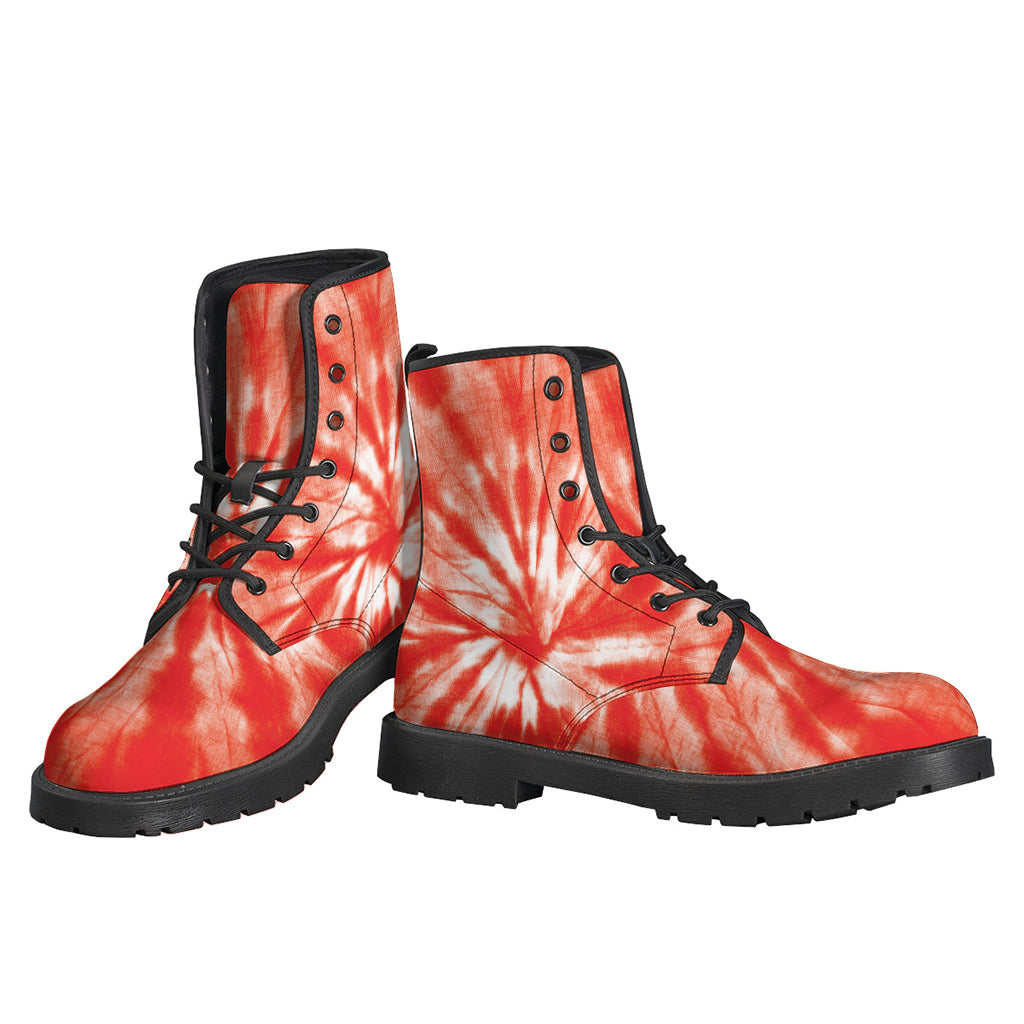 Orange Tie Dye Print Backpack
