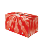 Orange Tie Dye Print Leather Tissue Box Cover