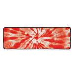Orange Tie Dye Print Long Kitchen Mat
