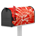 Orange Tie Dye Print Mailbox Cover