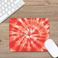 Orange Tie Dye Print Mouse Pad