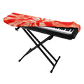 Orange Tie Dye Print Piano Keyboard Cover