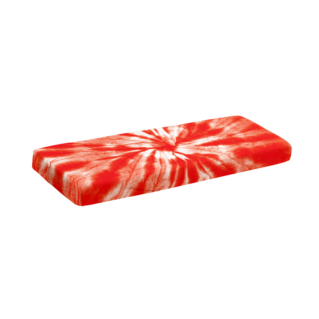 Orange Tie Dye Print Piano Keyboard Cover