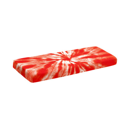Orange Tie Dye Print Piano Keyboard Cover