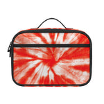 Orange Tie Dye Print Portable Lunch Bag