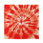 Orange Tie Dye Print Silk Bandana