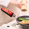 Orange Tie Dye Print Skillet Handle Cover