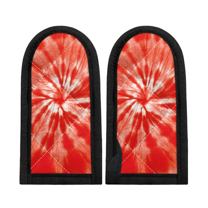 Orange Tie Dye Print Skillet Handle Cover