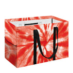Orange Tie Dye Print Utility Tote Bag