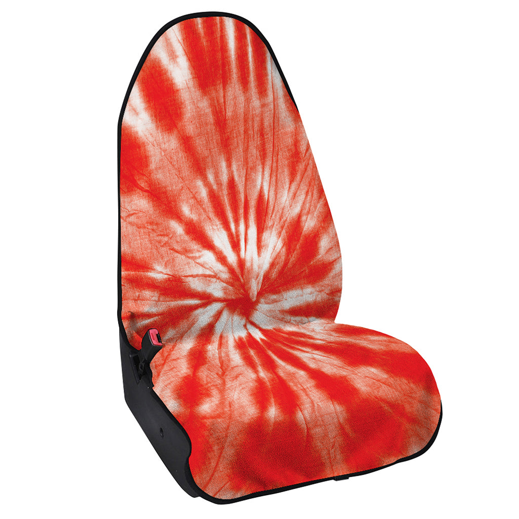 Orange Tie Dye Print Waterproof Car Seat Cover