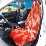 Orange Tie Dye Print Waterproof Car Seat Cover
