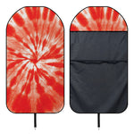 Orange Tie Dye Print Waterproof Car Seat Cover