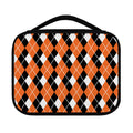 Orange White And Black Argyle Print Classic Bible Case