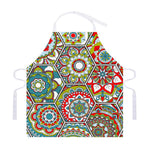 Oriental Mandala Bohemian Pattern Print Adjustable Apron