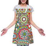 Oriental Mandala Bohemian Pattern Print Adjustable Apron