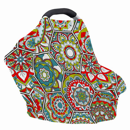 Oriental Mandala Bohemian Pattern Print Baby Seat Cover