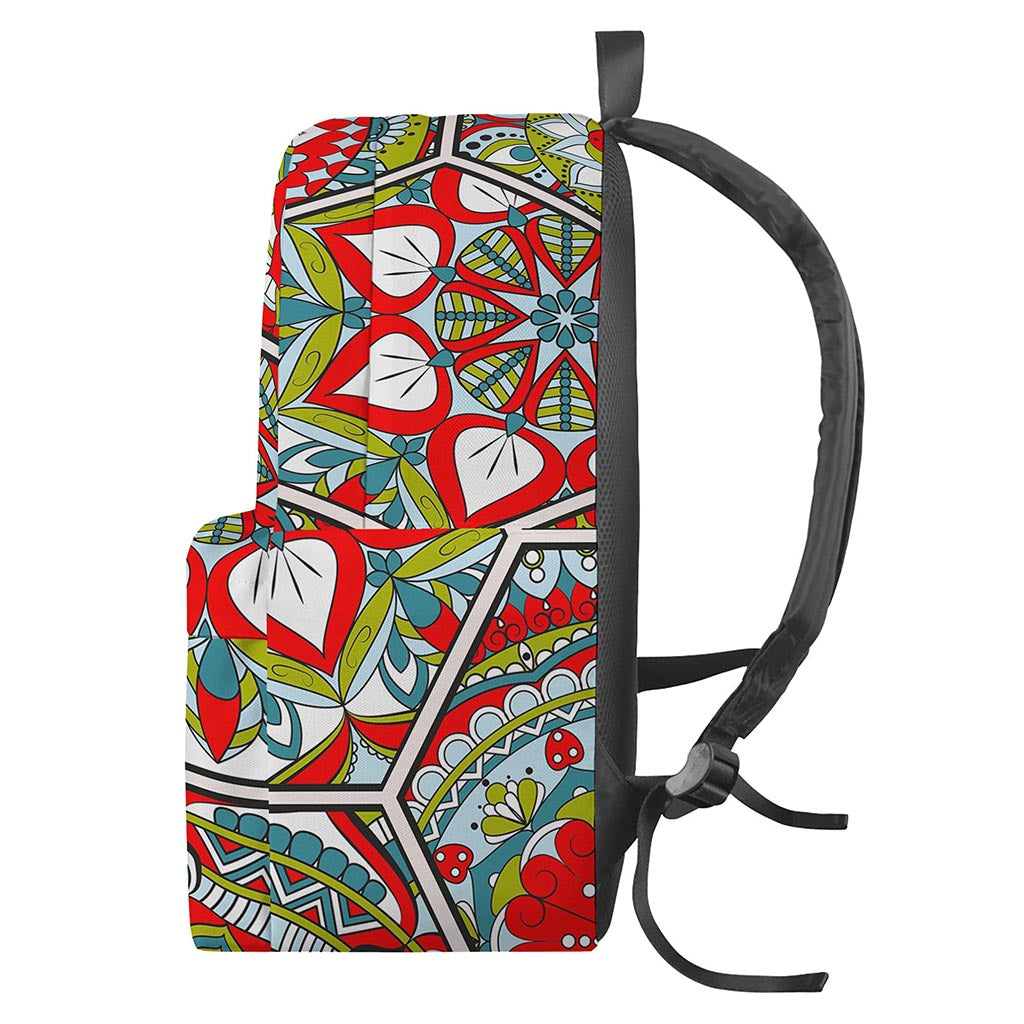 Oriental Mandala Bohemian Pattern Print Backpack