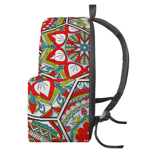 Oriental Mandala Bohemian Pattern Print Backpack
